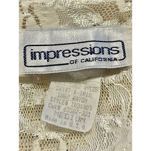 Y2k 80's Impressions Womens Dress Medium Button Floral Vintage Inspire Spring - Picture 9 of 9